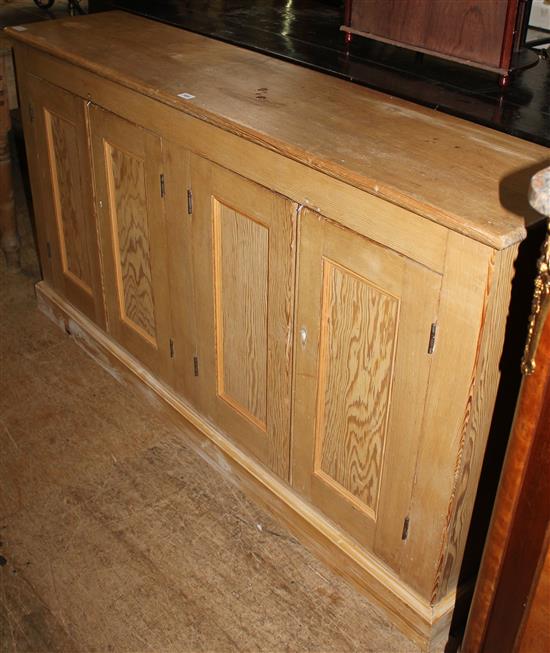 4 door pine cabinet